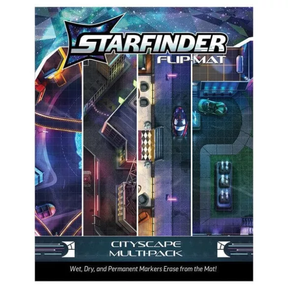 Starfinder Flip-Mat: Cityscape Multi-Pack - EN