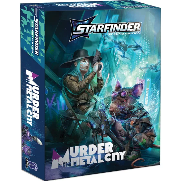 Starfinder Murder in Metal City Deluxe Adventure (S2) – angol nyelvű szerepjáték kalanddoboz