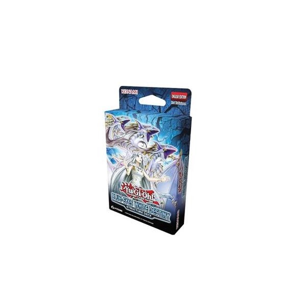 YGO - Blue-Eyes White Destiny Unlimited Reprint Structure Deck Display (8 Decks) - DE-YGO-BEWR-DE