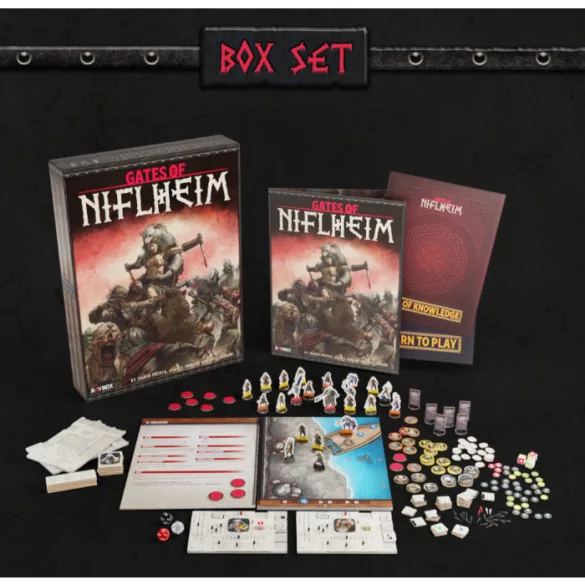 Gates of Niflheim BOX Set szerepjáték kezdőkészlet - angol kiadás