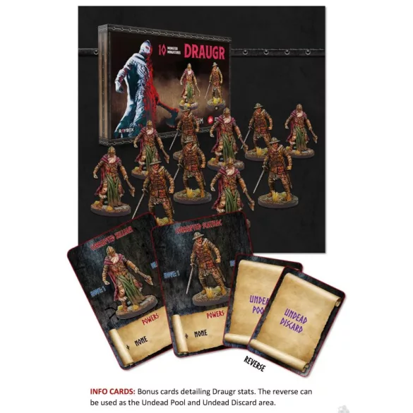Gates of Niflheim Draugr Miniatures Set - angol nyelvű figura készlet