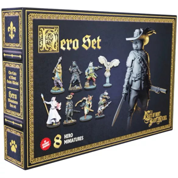 The Cats of Mont Saint Michel Hero Miniatures Set - EN