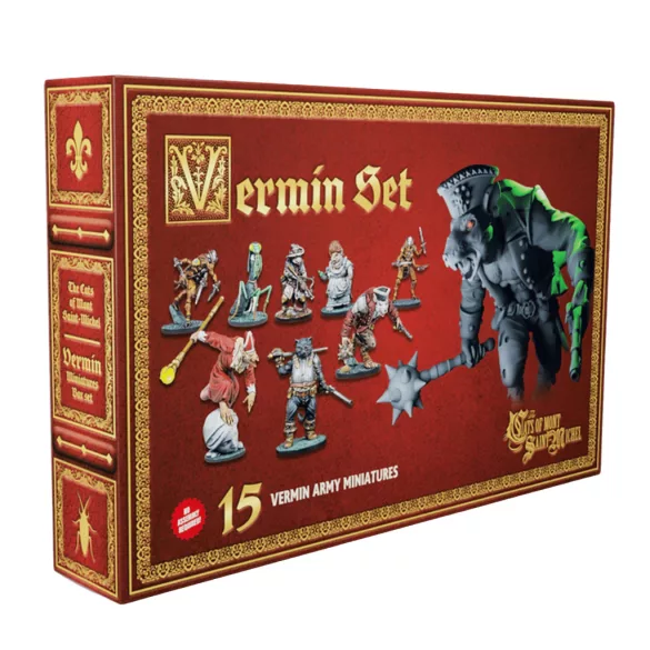 The Cats of Mont Saint Michel Vermin Miniatures Set - angol kiadás