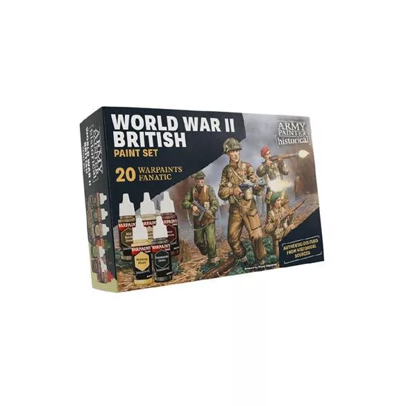 The Army Painter - Warpaints Historical WWII British Paint Set-WP8084P