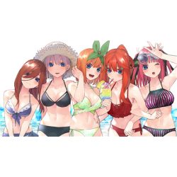 The Quintessential Quintuplets TCG Guuzen no nai Natsuyasumi Booster Display (12 Packs) - JP-010856