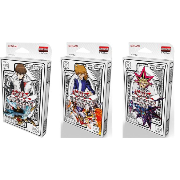 YGO - 2025 Mega Pack Bundle Display (12 Tuckboxes) - DE-YGO-25MB-DE