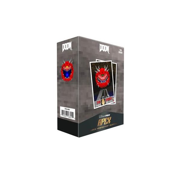 UP - DOOM 105ct Apex Deck Protector Sleeves Cacodemon for Bethesda - Doom-16621