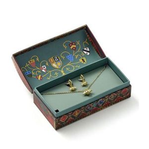 Quidditch earrings and necklace gift set-EGSWN0631