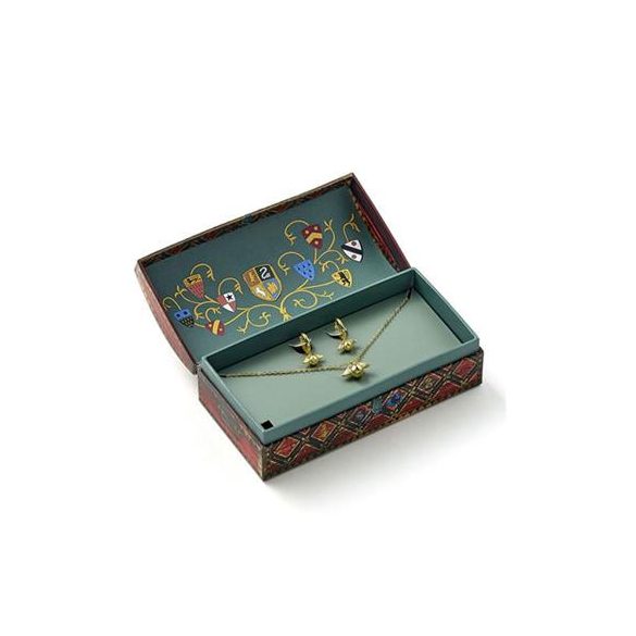 Quidditch earrings and necklace gift set-EGSWN0631