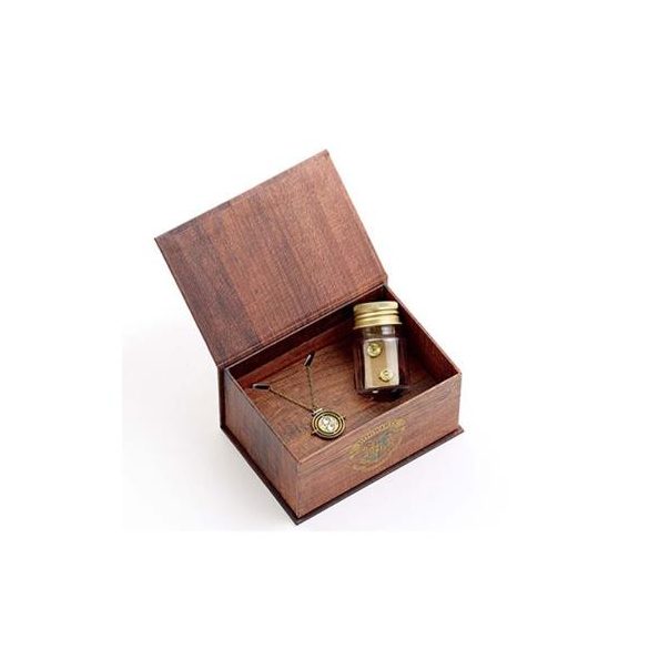 Gift box necklace and earrings time turner-EGSWNX630