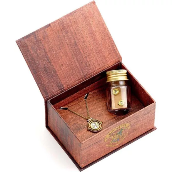 Gift box necklace and earrings time turner-EGSWNX630
