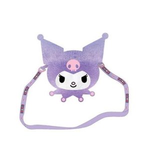 Kuromi Plush shoulder bag - Hello Kitty-CE2432