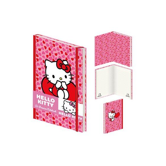 Hello Kitty (Heart) Premium A5 Notebook - 80 Page-SR2403418