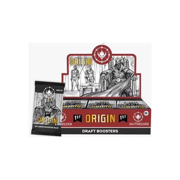 Bluthelden Origin Booster Display (33 Packs) - EN-ORI-001