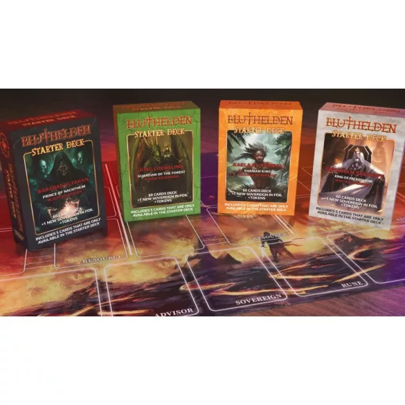 Bluthelden Origin Deck-Set Display (4 Decks) - EN