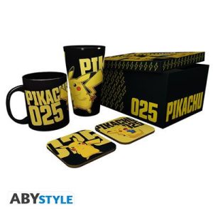 POKEMON - Pck Glass XXL+Mug+2 Coasters"Glow in the dark-GFB0108