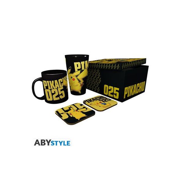 POKEMON - Pck Glass XXL+Mug+2 Coasters"Glow in the dark-GFB0108