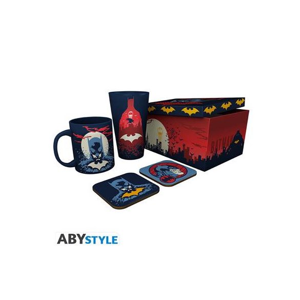 DC COMICS - Pck Glass XXL + Mug + 2 Coasters "Glow"-GFB0101