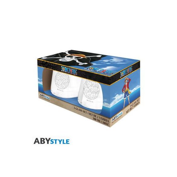 ONE PIECE - 2 Glass Set - Devils Fruits-ABYVER305