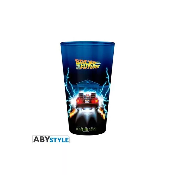 BACK TO THE FUTURE - Large Glass - 400ml -DeLorean-ABYVER161
