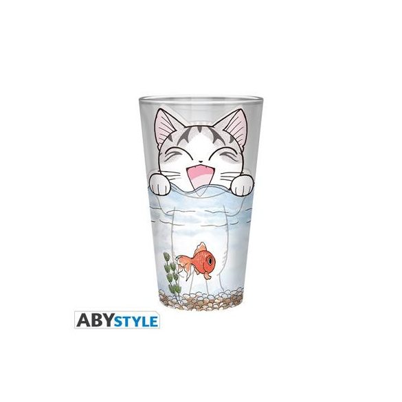 CHI - Large Glass - 400ml - Chi's fish tank - box-ABYVER153