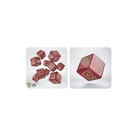 Game of Thrones. Lannister 10xD6 Dice Set.-GOT/00190166/2025/2/B