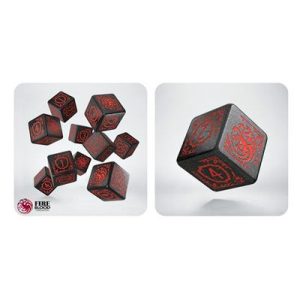 Game of Thrones. Targaryen 10xD6 Dice Set.-GOT/00190166/2025/3/B