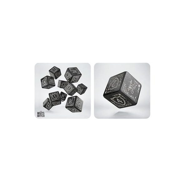 Game of Thrones. Night's Watch 10xD6 Dice Set.-GOT/00190166/2025/5/B