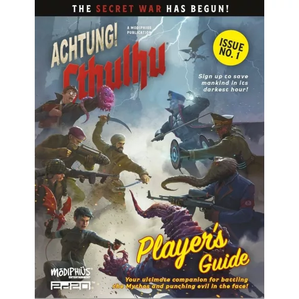 Achtung! Cthulhu 2d20: Player's Guide - angol nyelvű szerepjáték könyv