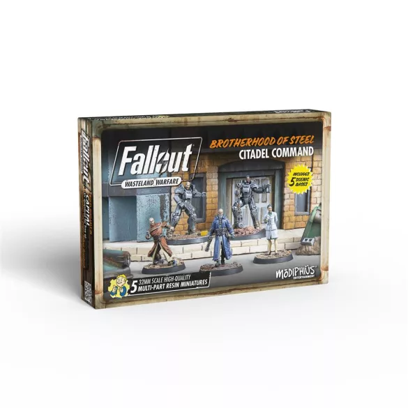 Fallout: Wasteland Warfare – Brotherhood of Steel: Citadel Command miniatűra készlet (EN)