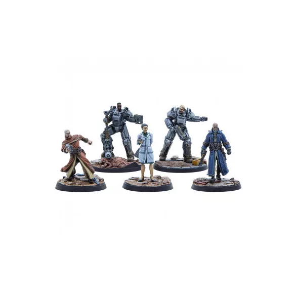 Fallout: Wasteland Warfare – Brotherhood of Steel: Citadel Command miniatűra készlet (EN)