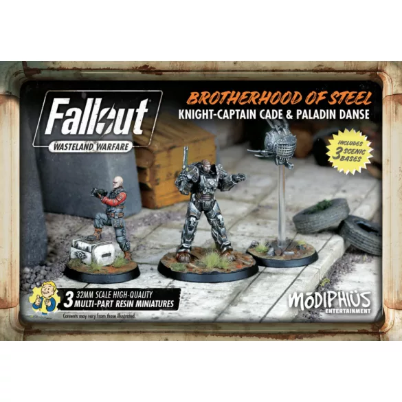 Fallout: Wasteland Warfare - Brotherhood of Steel: Knight-Captain Cade and Paladin Danse - angol kiadás