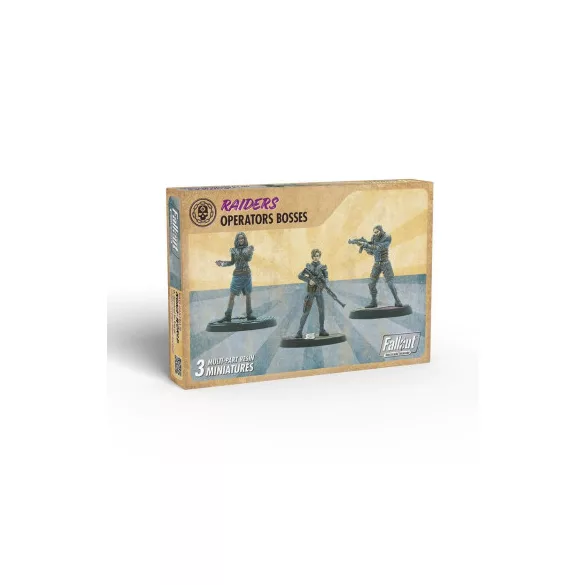 Fallout: Wasteland Warfare – Raiders: Operators Bosses miniatűrkészlet (EN)
