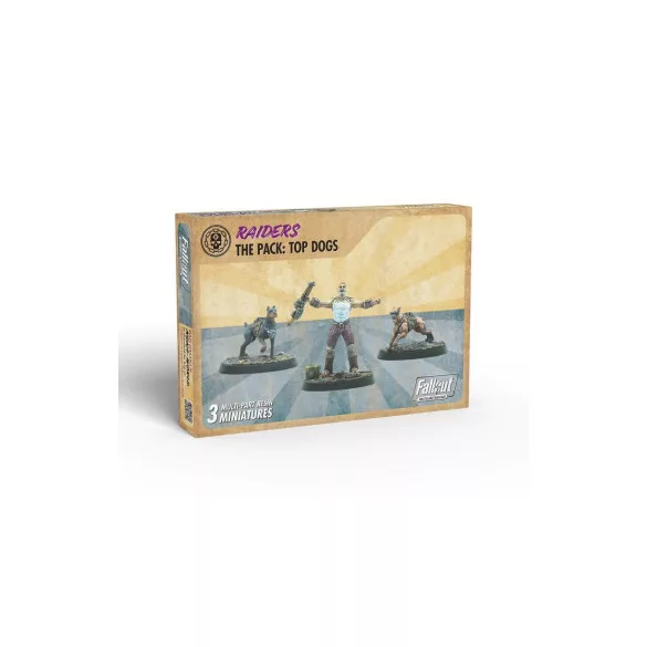Fallout: Wasteland Warfare - Raiders: Pack Top Dogs miniatűr készlet (angol kiadás)
