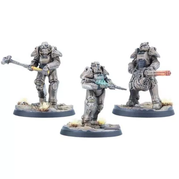 Fallout: Wasteland Warfare - Unaligned: T-45 Power Armour miniatűr szett (EN)