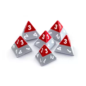 Triangle Agency Dice Set (6d4) - EN-MUH171V004
