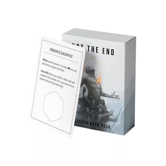 Not The End - Lesson Card Set - angol nyelvű szerepjáték-kiegészítő