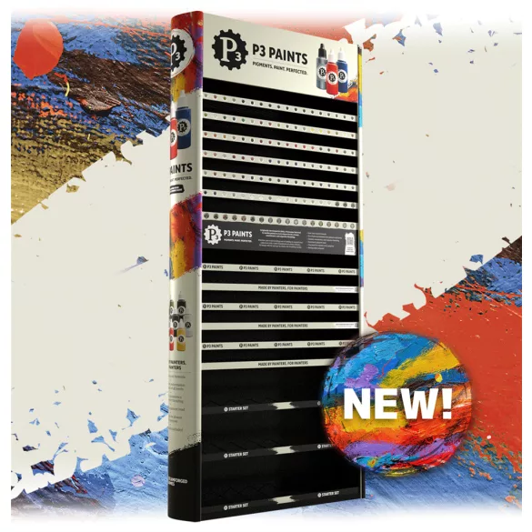 P3 Paints Free-Standing Display-SFP3-N246