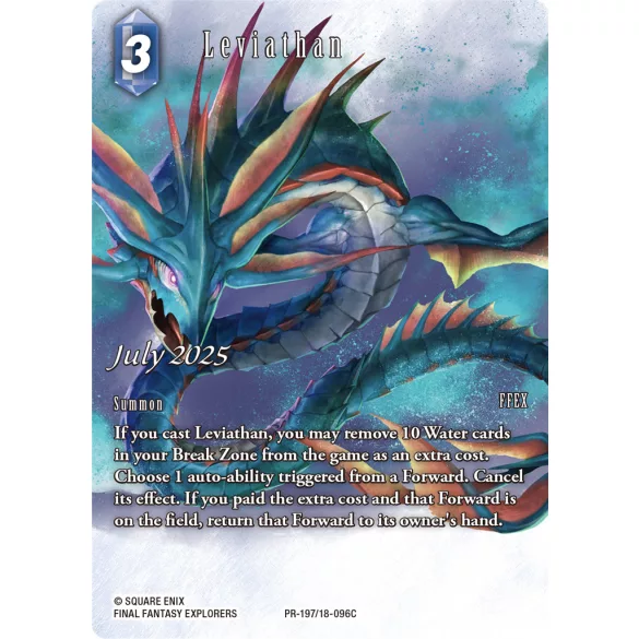 Final Fantasy TCG - July 2025: Leviathan - PR197 / 18-096C - EN-