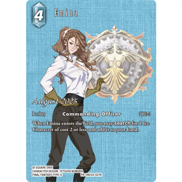 Final Fantasy TCG - August 2025: Emina - PR198 / 22-021R - EN-