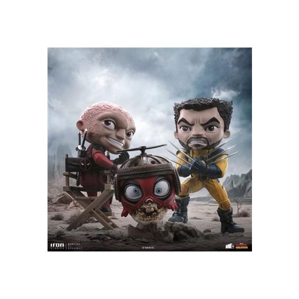 Deadpool and Wolverine set Unmasked Deadpool and Wolverine MiniCo-MARCAS104324-MC
