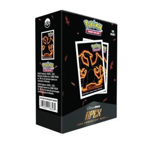 UP - Neon Kanto 105ct APEX Deck Protector Sleeves Charizard for Pokémon-16656