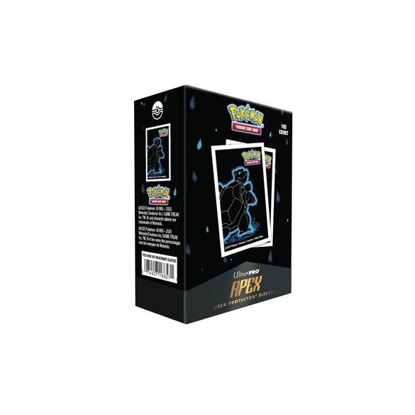 UP - Neon Kanto 105ct APEX Deck Protector Sleeves Blastoise for Pokémon-16657