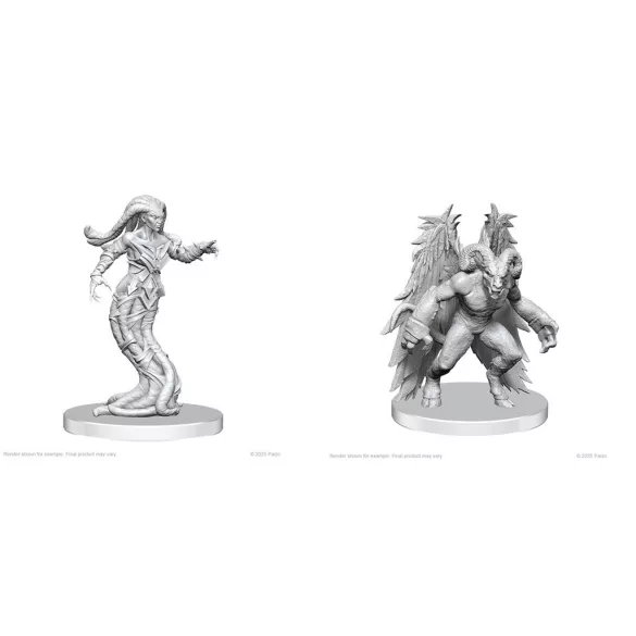 Pathfinder Battles Deep Cuts: Gylou (Handmaiden Devil) & Ferrugon (Rust Devil) - EN-WZK90837