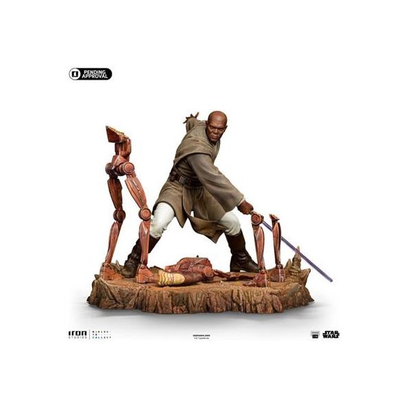 Mace Windu Star Wars Art Scale 1/10-LUCSWR123225-10