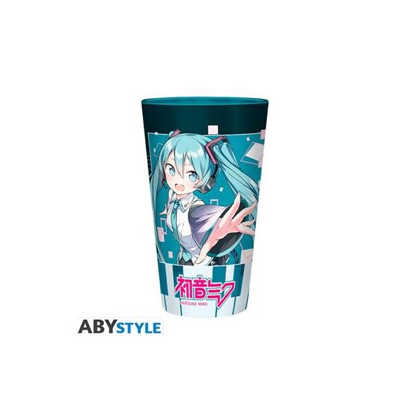 HATSUNE MIKU - Large Glass - 400ml - Musical City - box-ABYVER291