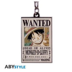 ONE PIECE - Keychain "Wanted Luffy"-ABYKEY390