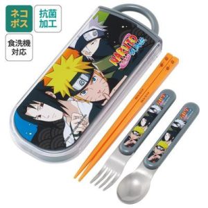 Team 7 Set Chopsticks Spoon Fork - Naruto-SKATER-NR-69045