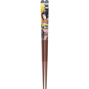 Team 7 Lacquered Chopsticks 21cm Brown - Naruto-SKATER-NR-69049