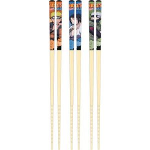 Team 7 3 pairs Bamboo Chopsticks set - Naruto-SKATER-NR-69572